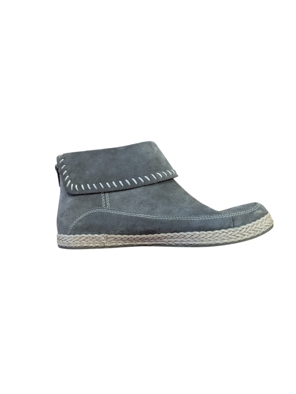 UGG Varney Gray Suede Ankle Boot Size 9 - Picture 6 of 11